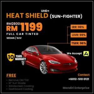 Heat Shield Optical Tinted Film