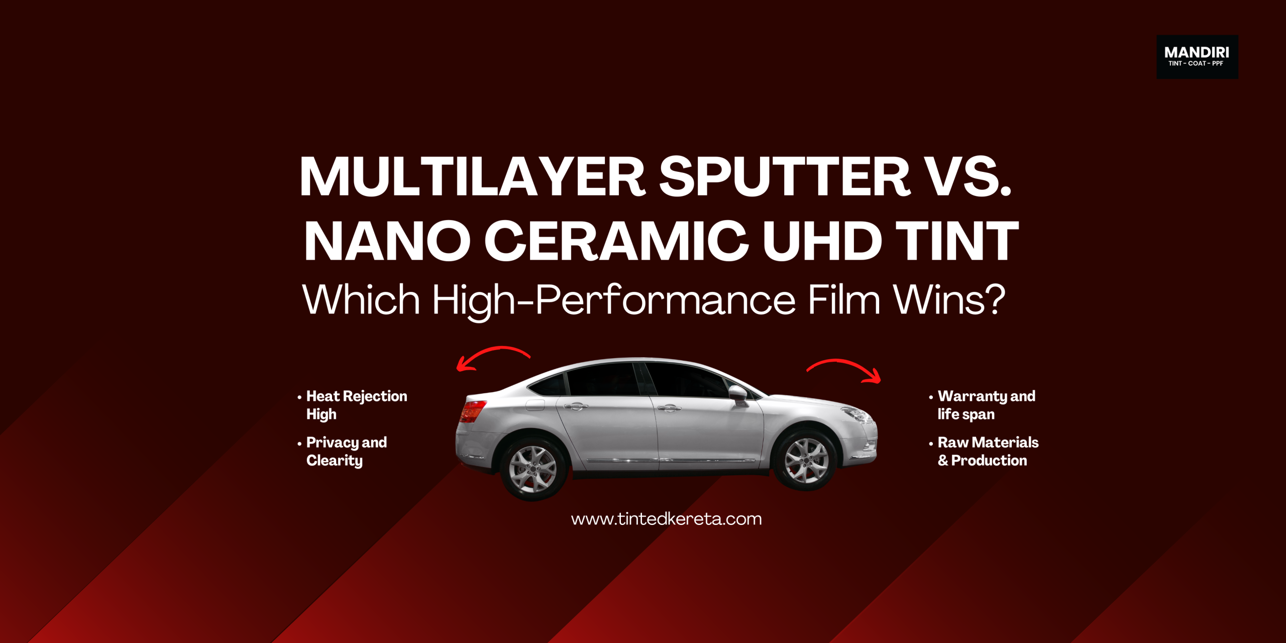 Multilayer Sputter vs. Nano Ceramic UHD Tint