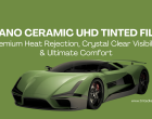 Nano Ceramic UHD Tinted Film: Premium Heat Rejection, Crystal Clear Visibility & Ultimate Comfort